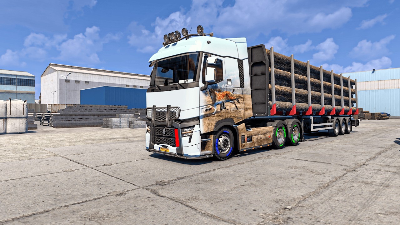 Renault Most Powerful Truck 520hp | Ultra Realistic | ETS 2 1.58 Pc Gameplay