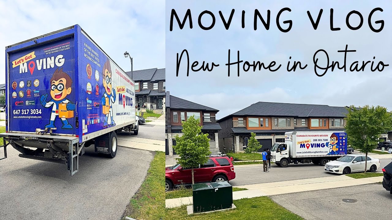 New Home in Ontario! Our Canadian Moving Day Vlog 🇨🇦🏠
