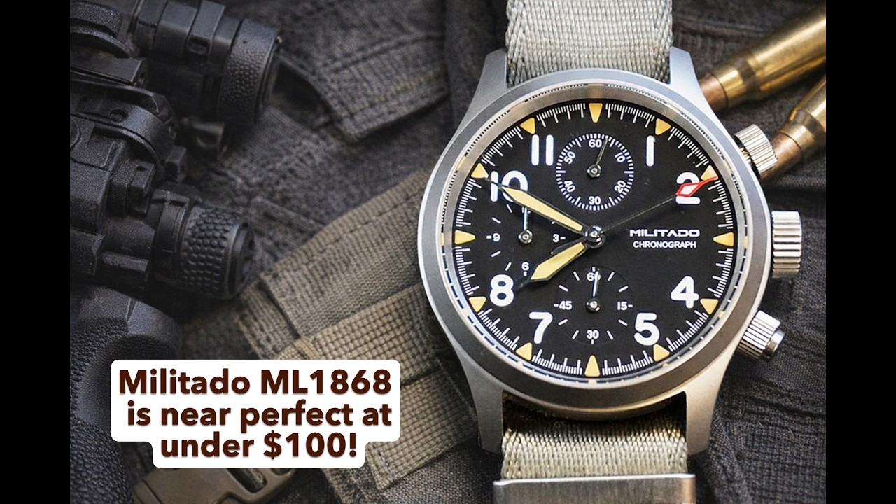 Эти часы GADA Chrono от Militado практически в идеальном состоянии и стоят меньше 100 долларов! M...