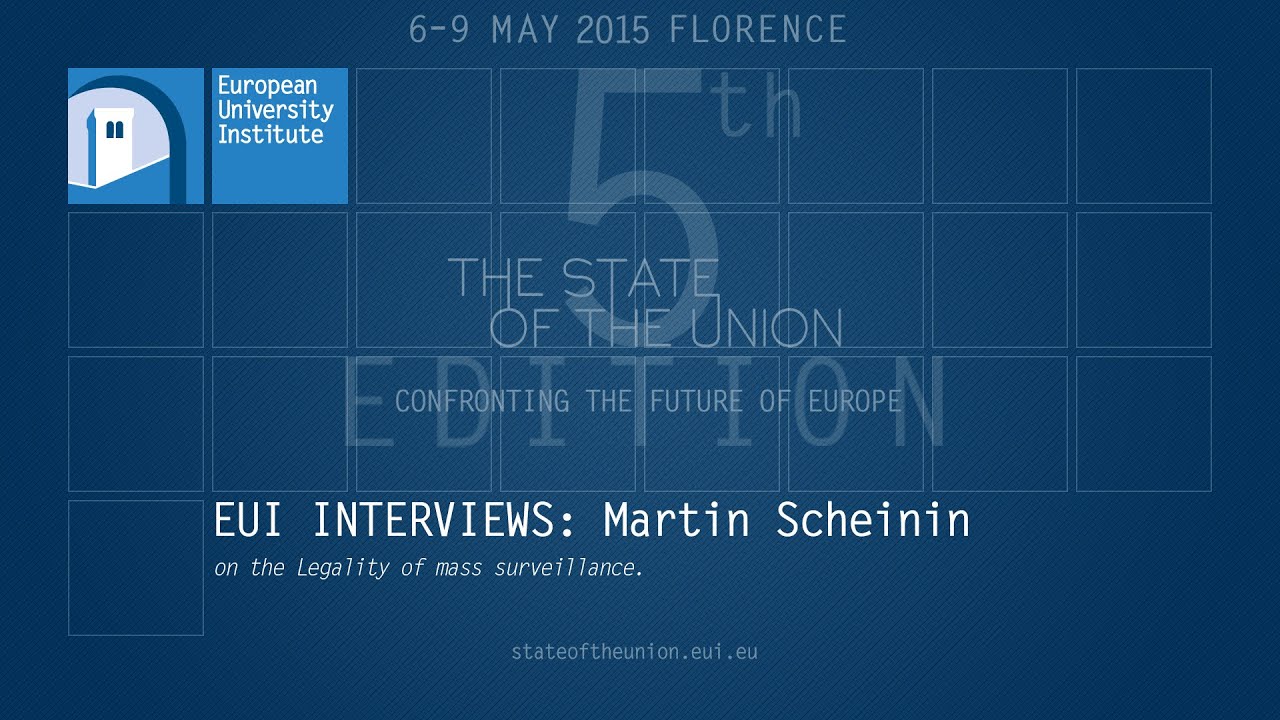 EUI Interviews: Martin Scheinin on the legality of mass surveillance