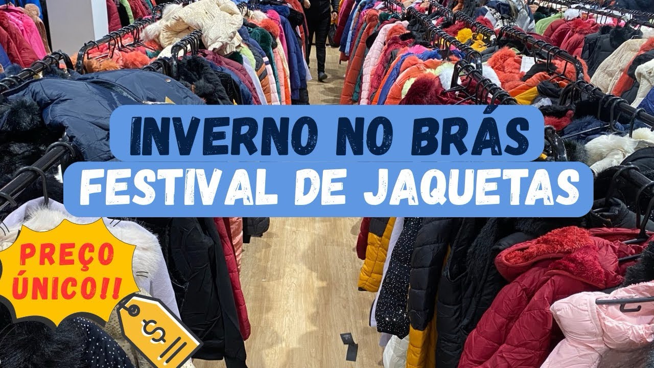 🥶MODA INVERNO no BRÁS l FESTIVAL de JAQUETAS  2025 🧥| Preços incríveis🧣