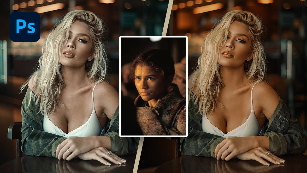 COMO COPIAR A COR DE UMA FOTO PARA OUTRA NO PHOTOSHOP