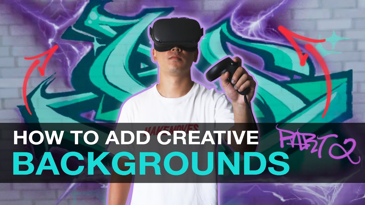 How To Do Graffiti Backgrounds Tutorial | Pt.2 (Full Process) | Kingspray Graffiti VR