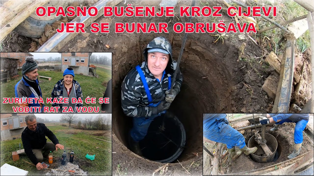POSTUPAK BUŠENJA BUNARA PRILIKOM OBRUŠAVANJA ZEMLJE - PRONALAŽENJE VODE U LOHINJI KOD ZURIJETE