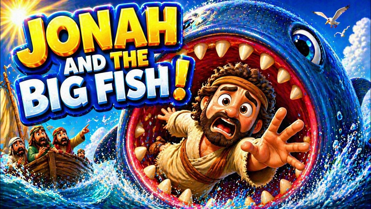 Jonah and the Whale | Animated Kids Bible Song | Bible Stories