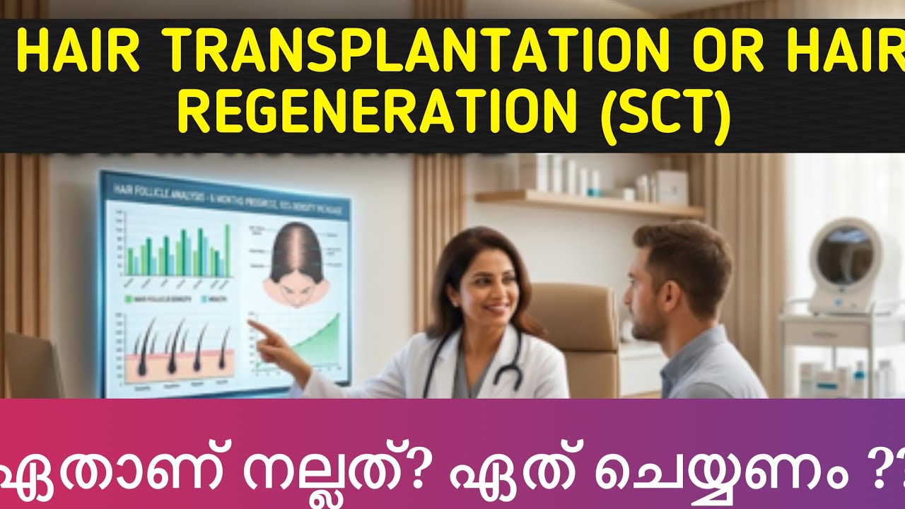 എന്ത് കൊണ്ട് കഷണ്ടിയായാൽ ട്രാൻസ്&zwnj;പ്ലാന്റിന് പകരം ഇത് ചെയ്യണം ? #dlapp #hairgrowth #hairtransplant 