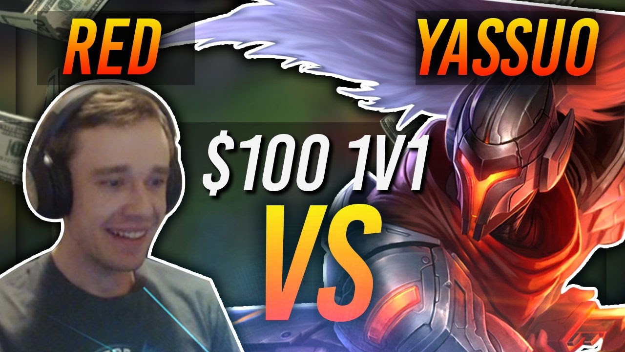 REDMERCY VS YASSUO | $100 1v1 SHOWDOWN!! - League of Legends
