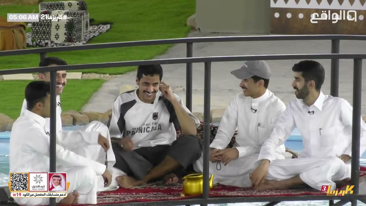 الدلافين عايشين بالسرك أفضل منا-جلسة مع حمد ، دخيل الله ، مطلق ، عبدالعزيز ، علي ، مشاري 