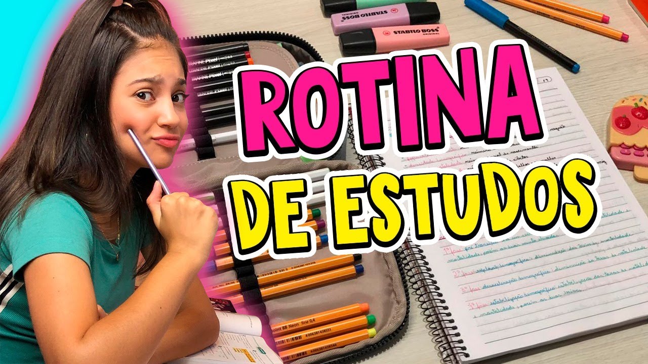 ROTINA DE ESTUDOS - ESTUDANDO ATÉ AS 3H DA MANHÃ😅 ROTINA #24 - Na mala da Mila