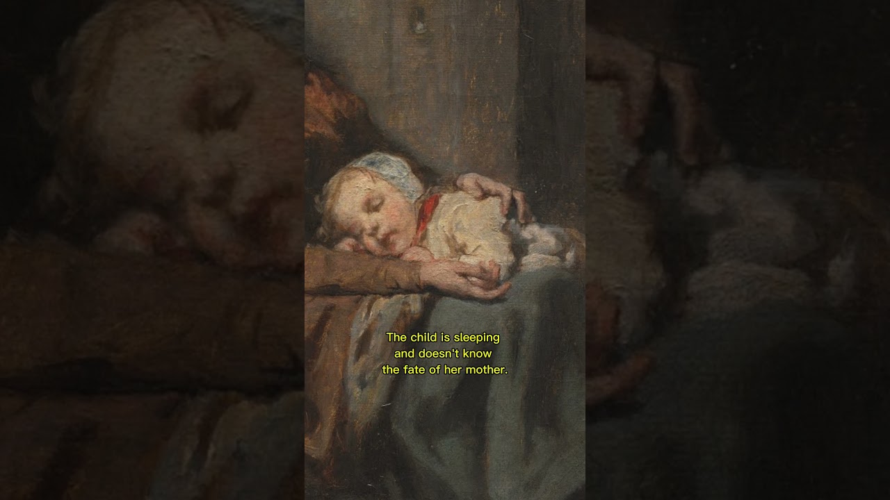 Poverty and pain in mid-19th century France #shorts #history #painting