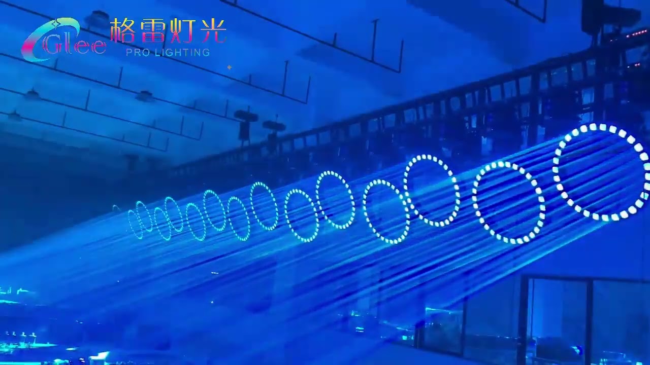 DMX control Kinetic 42x40W RGBW LED Lifting Ring beam light