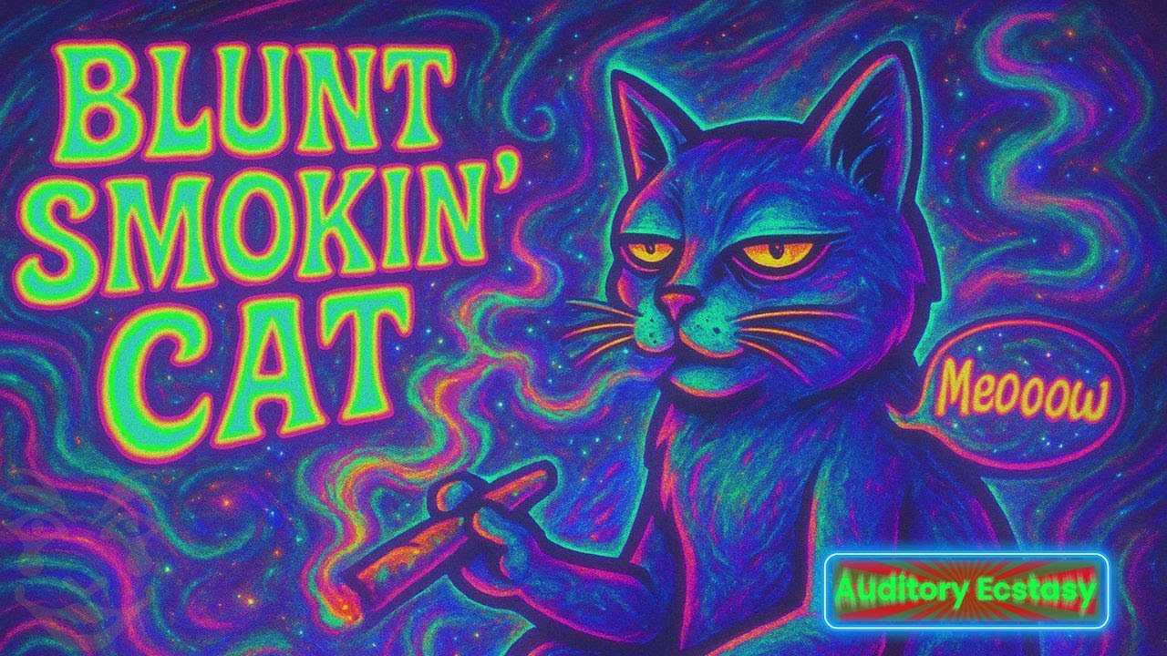 Blunt Smokin&rsquo; Cat | A Psychedelic Trap Odyssey by Auditory Ecstasy (Official Music Video)