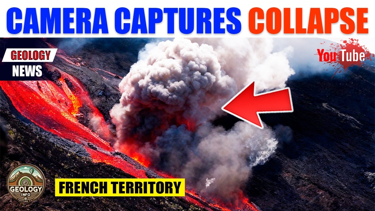 French volcano suffers rare collapse and generates pyroclastic flows.