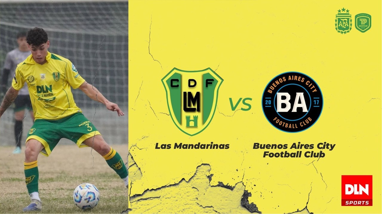 LAS MANDARINAS VS BUENOS AIRES CITY- FECHA 11 - TORNEO PROMOCIONAL AMATEUR