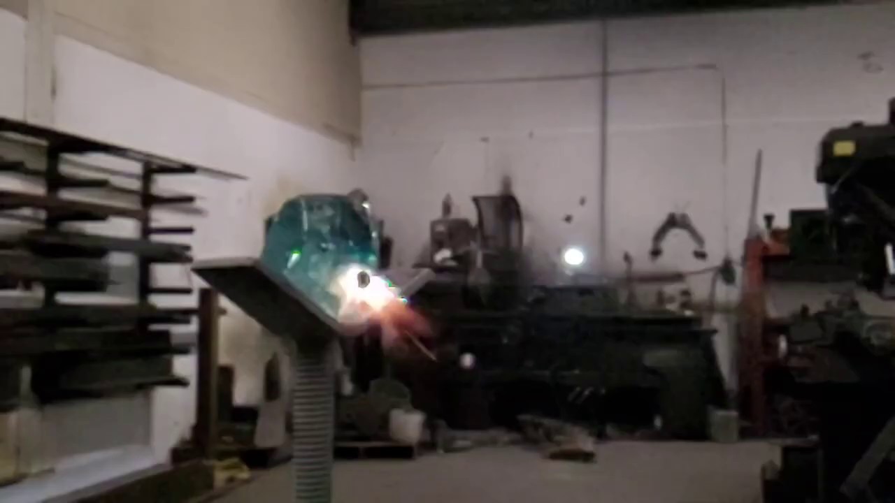 shooting a glass chunk appears to make electricity? or some type of explosion...