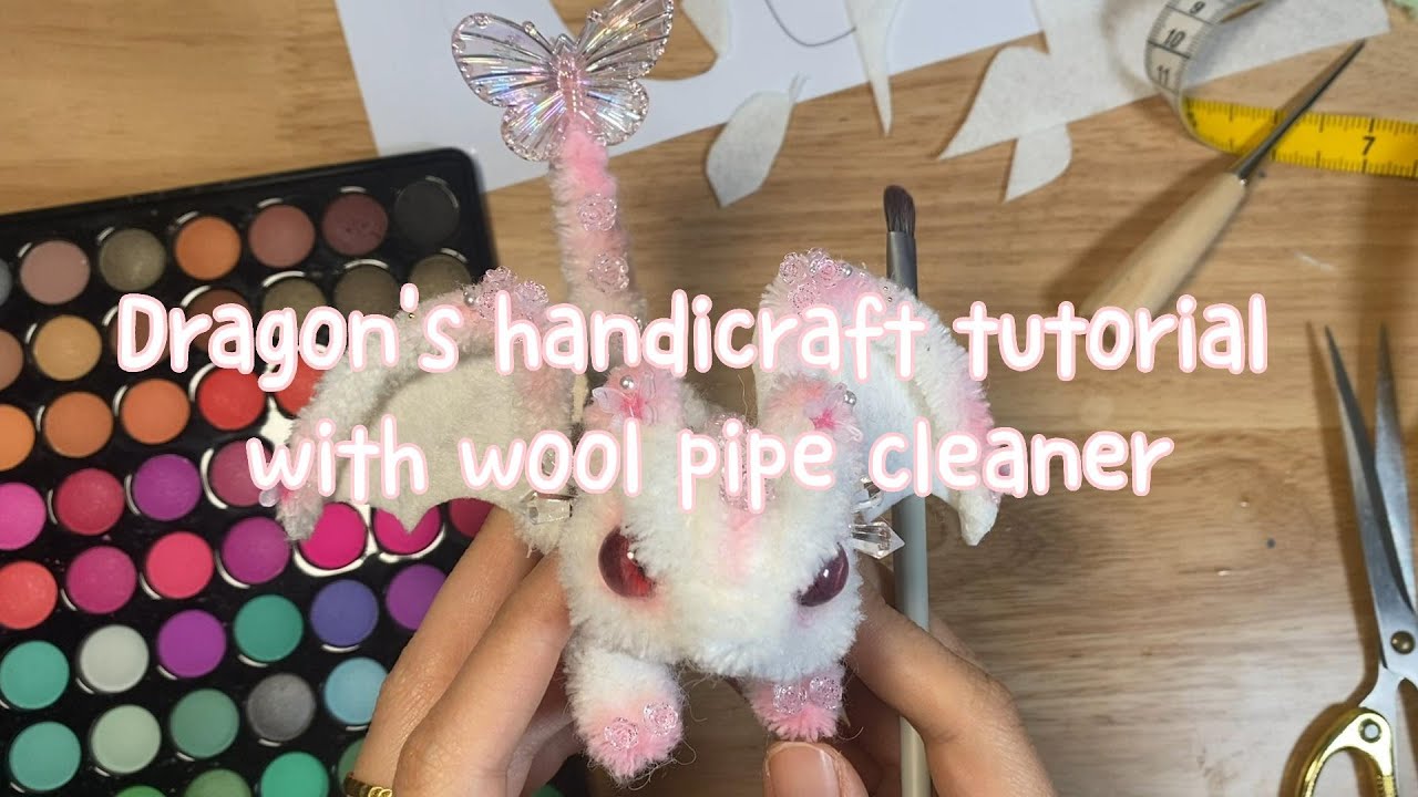 DIY Dragon Crafts Tutorial With Wool Pipe Cleaner