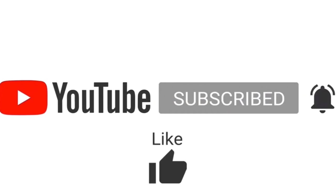 WHITE SCREEN | YOUTUBE SUBSCRIBE BUTTON WITH BELL & SWIPING SOUNDS | #Like #Comment #Subscribe​​ 👍