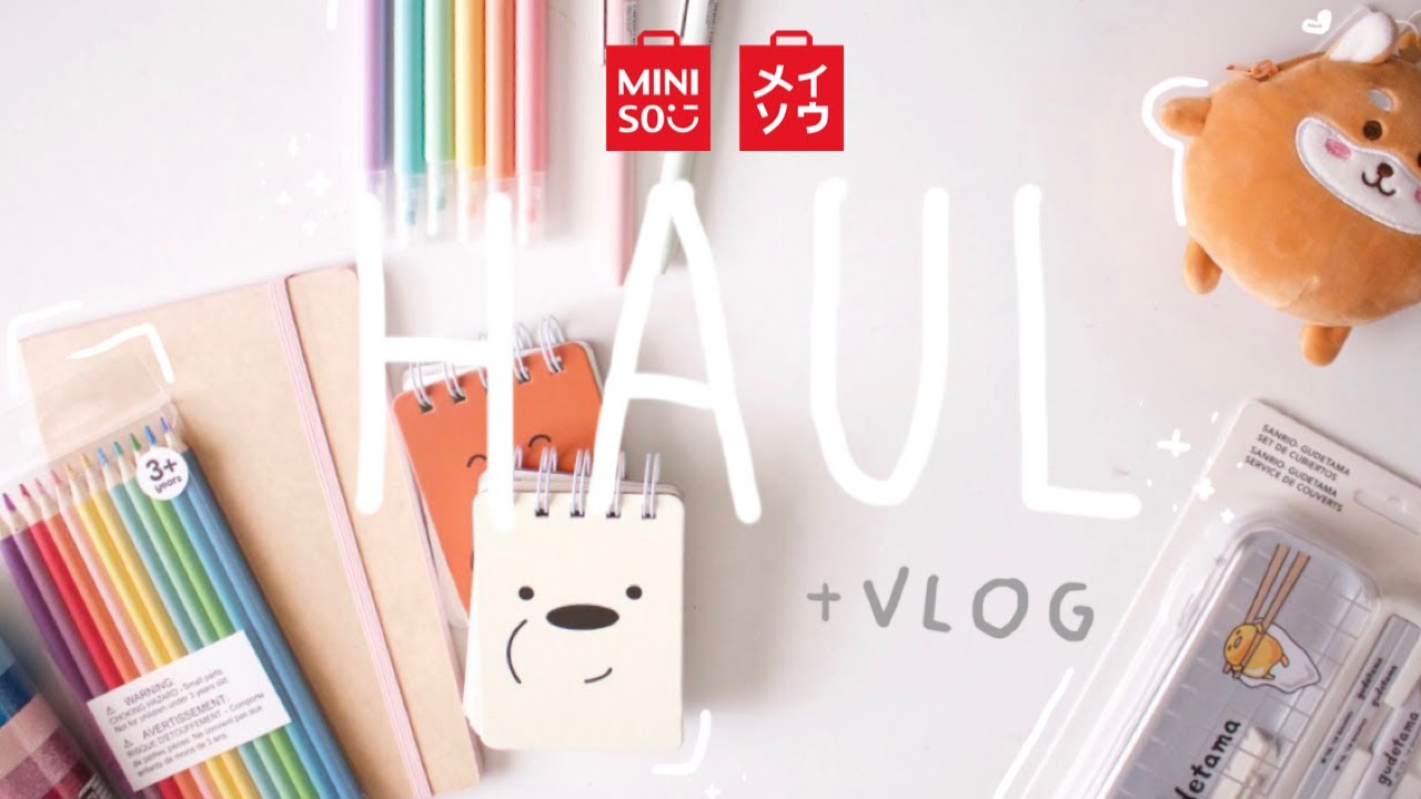 Miniso nuevo // Un haul cute + Vlog (▰˘◡˘▰)