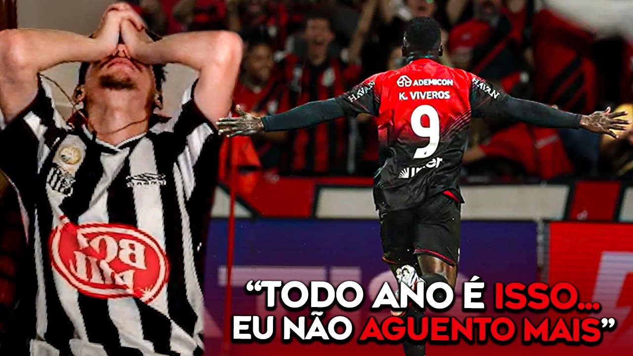 SANTISTAS ASSISTINDO A DERROTA PARA O FURACÃO 🌪️❌