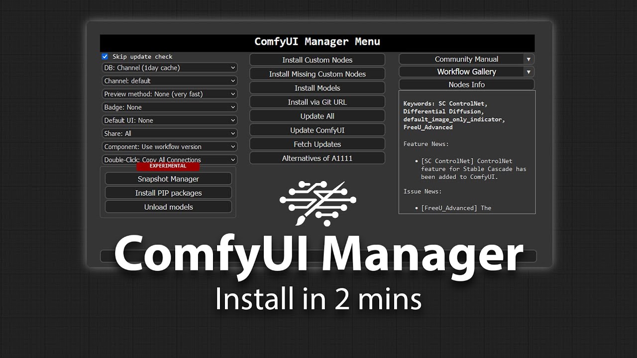 How to install ComfyUI Manager (2 mins) - Must Have