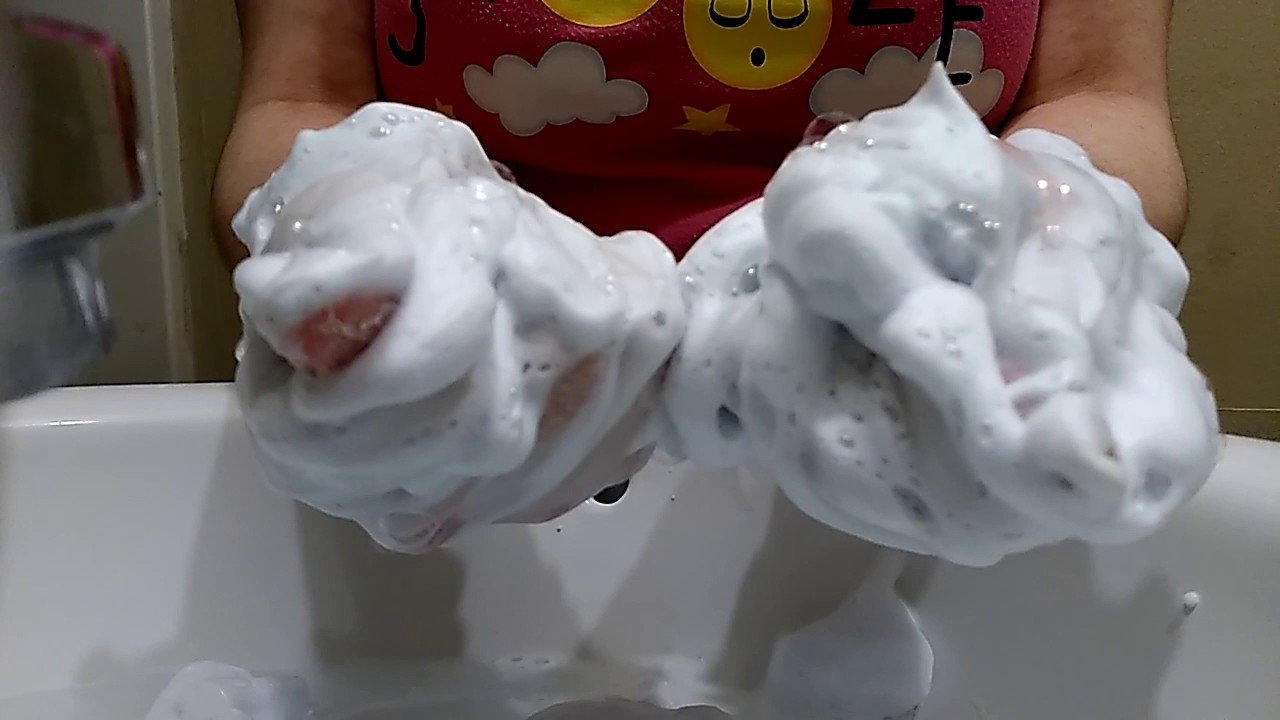 Asmr close thick Irish spring icy blast lathering