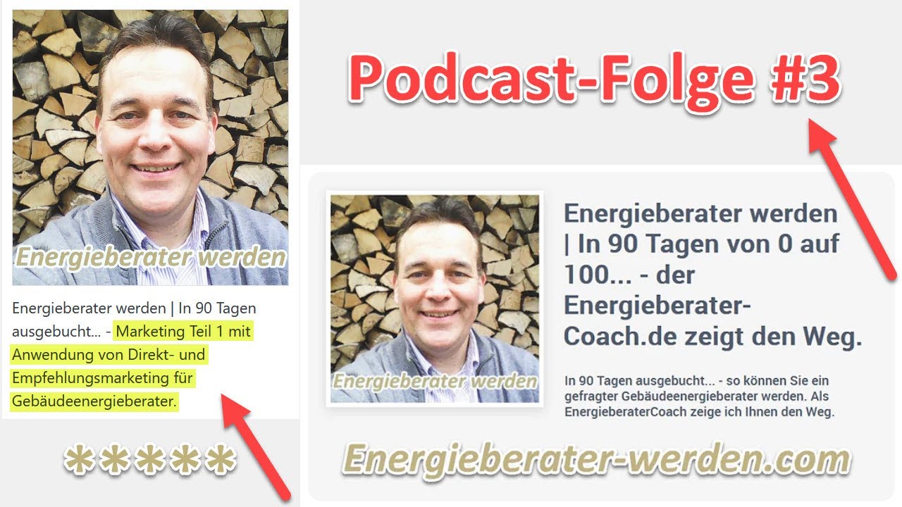 Energieberater werden | Podcast-Folge #3 von Sascha Ehlers | Ausbildung, Fortbildung, Weiterbildung.