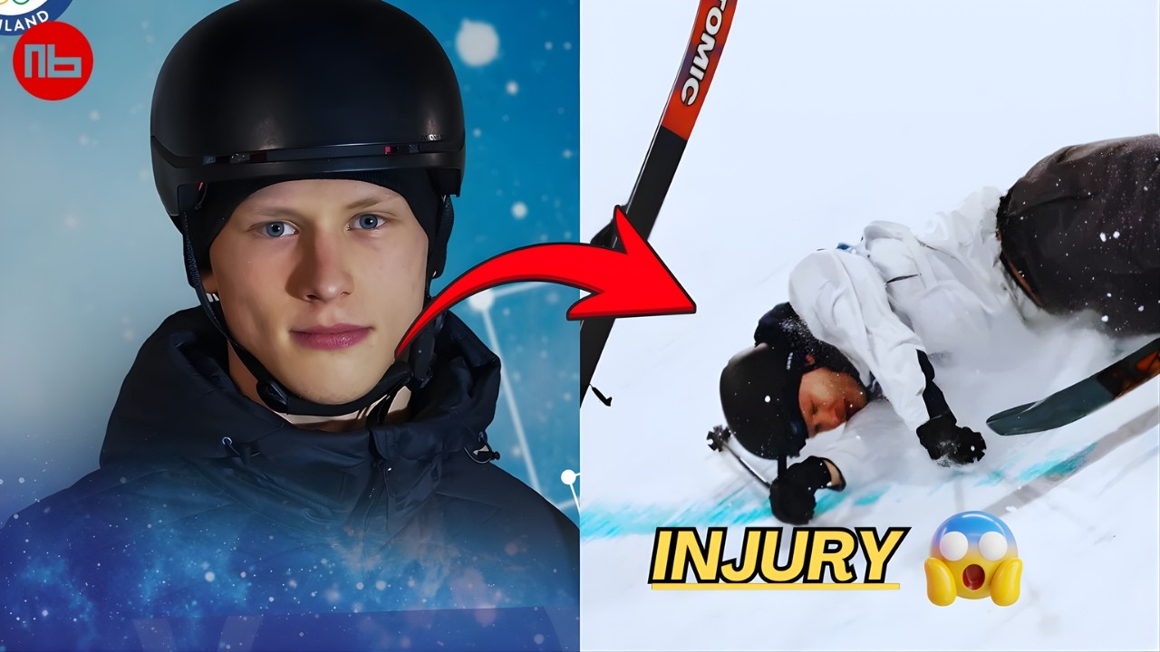 Elias Lajunen Injury Update | Brutal Crashes in Big Air Ski Jump Event