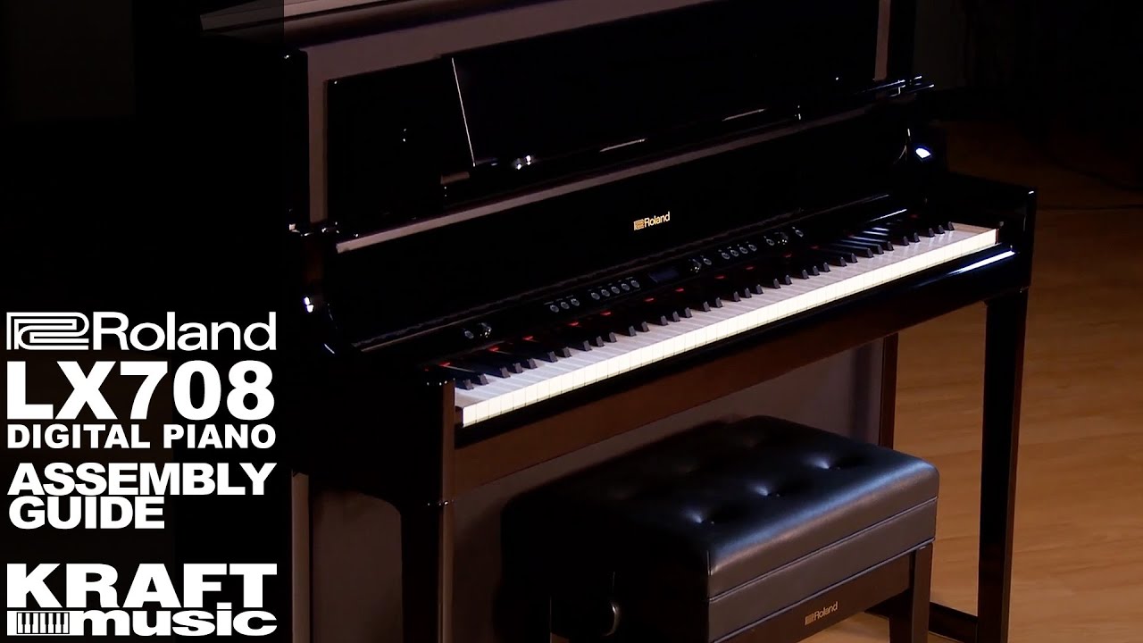 Roland LX708 Digital Piano - Assembly Guide