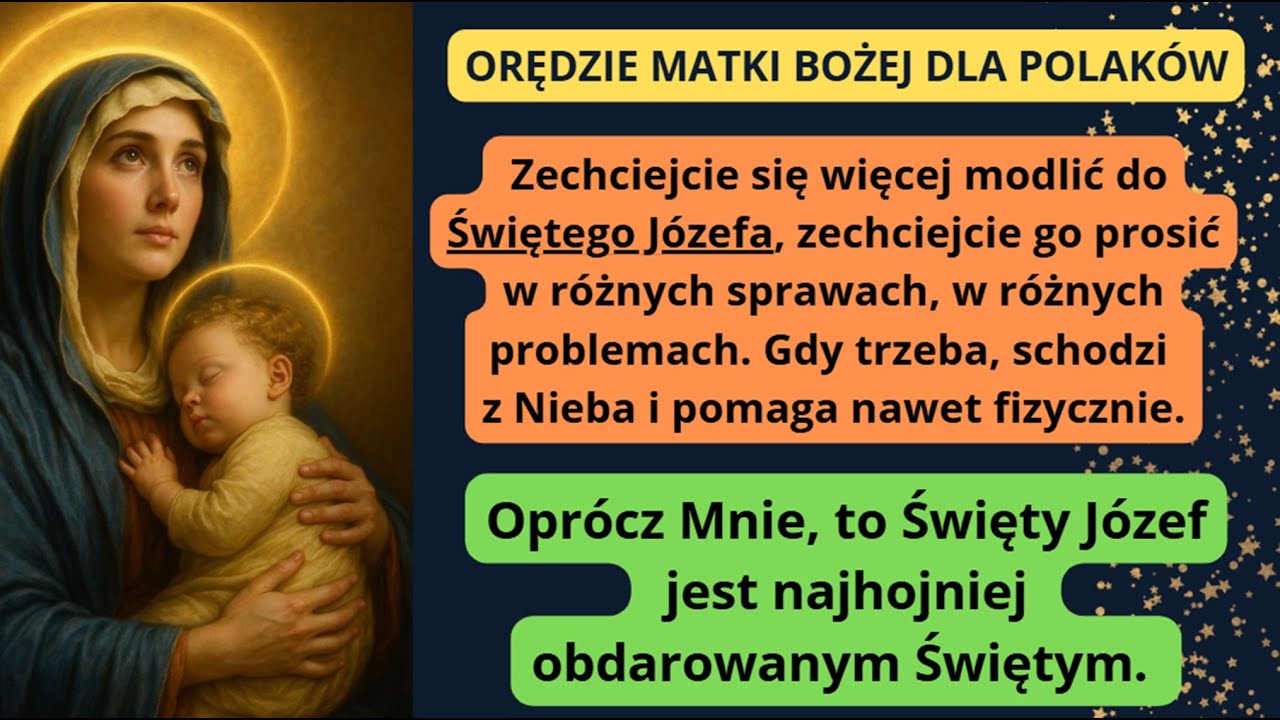 ŻYWY PŁOMIEŃ - ORĘDZIE MATKI BOŻEJ DLA POLAKÓW 🎄