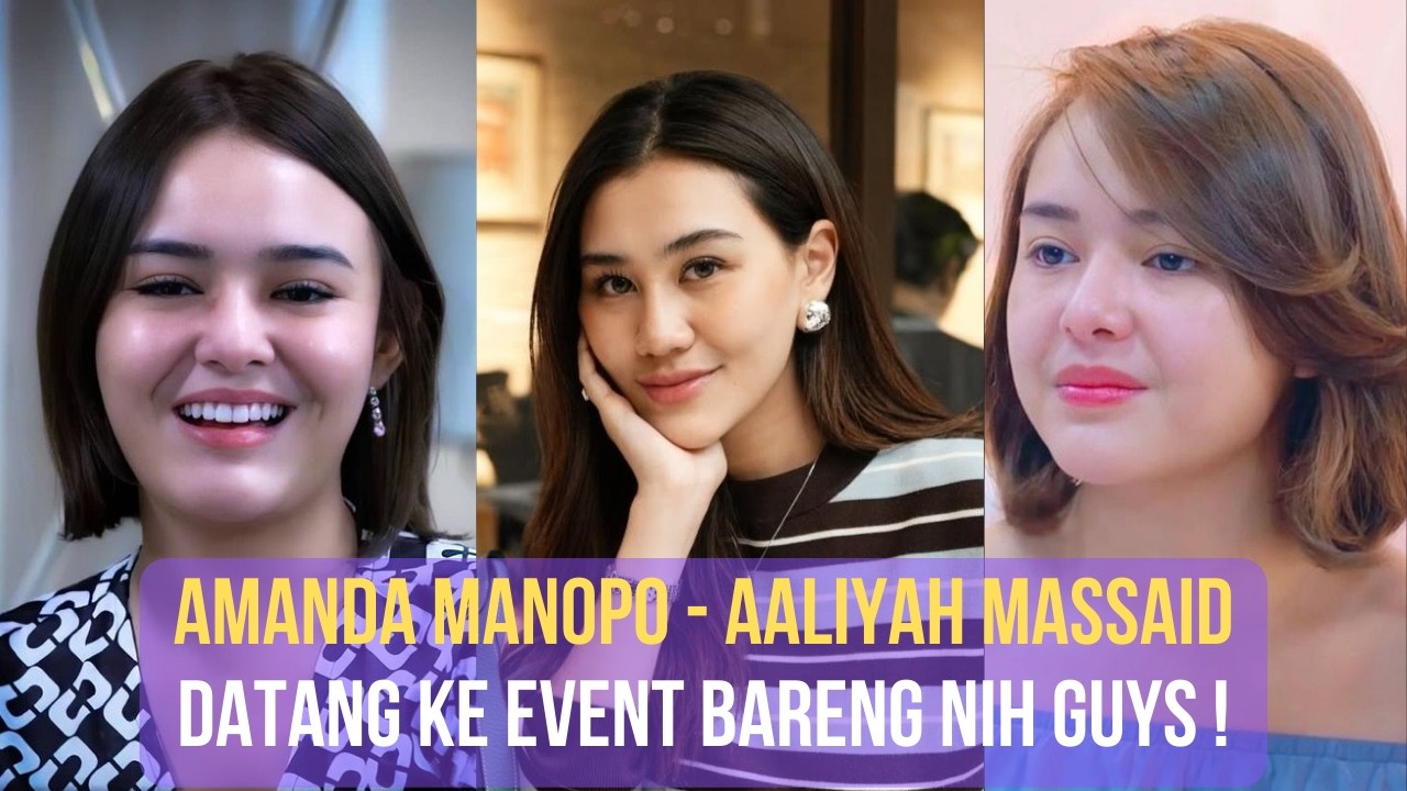 HEBOH BESAR! Amanda Manopo & Aaliyah Massaid Hadir di Edukasi Bumil, Bikin Netizen Kagum