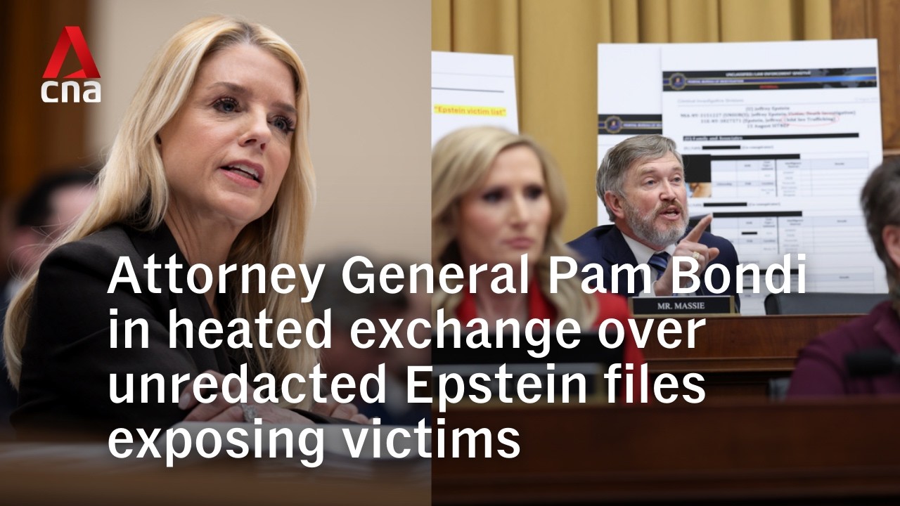 Pam Bondi in fiery exchange over unredacted Epstein files exposing victims