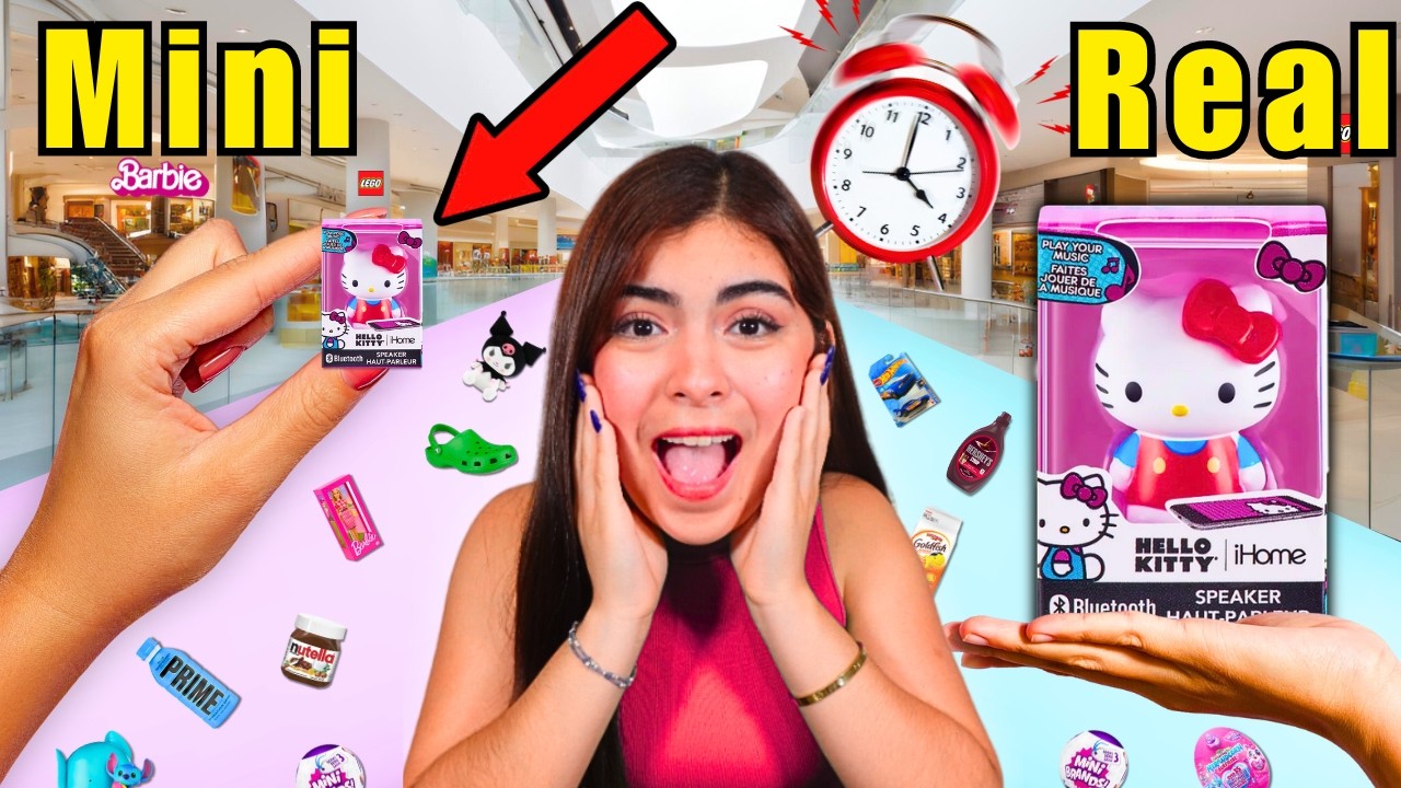 JUGUETES MINI vs REAL😱⏰ | ¡Encuentra las Miniaturas en Tamaño Real!