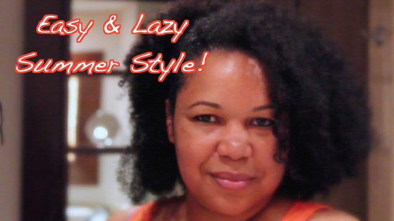Summer Series: An Easy & Lazy Summer Style | Natural Hair
