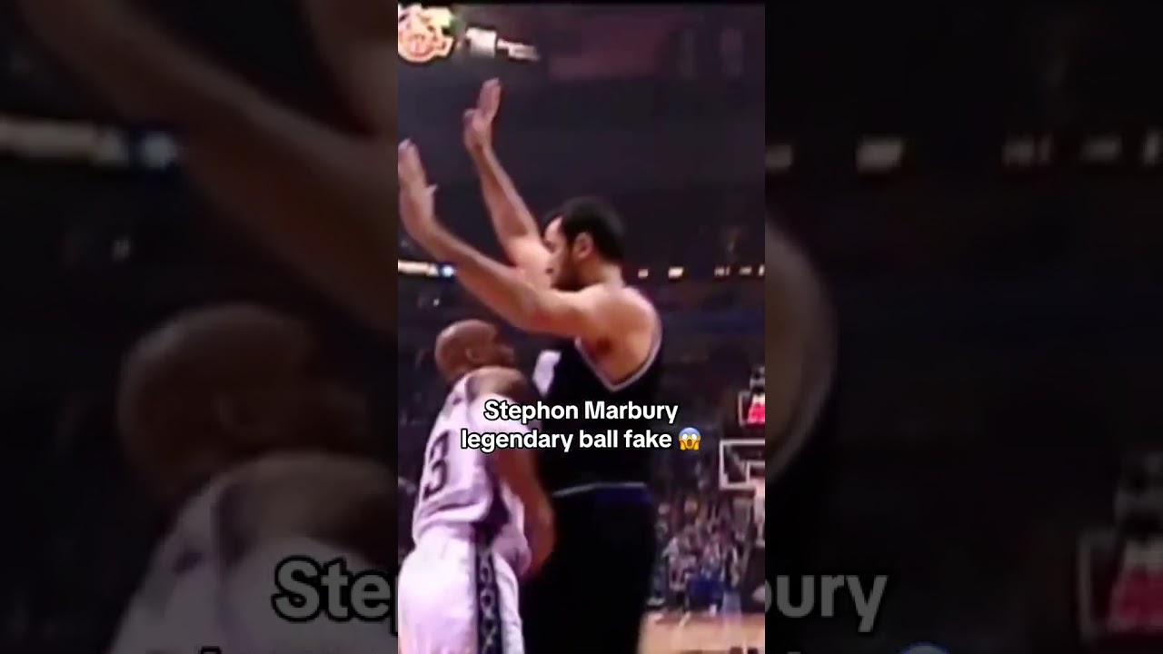 Stephon Marbury had his defender fooled 😨😭 #shorts