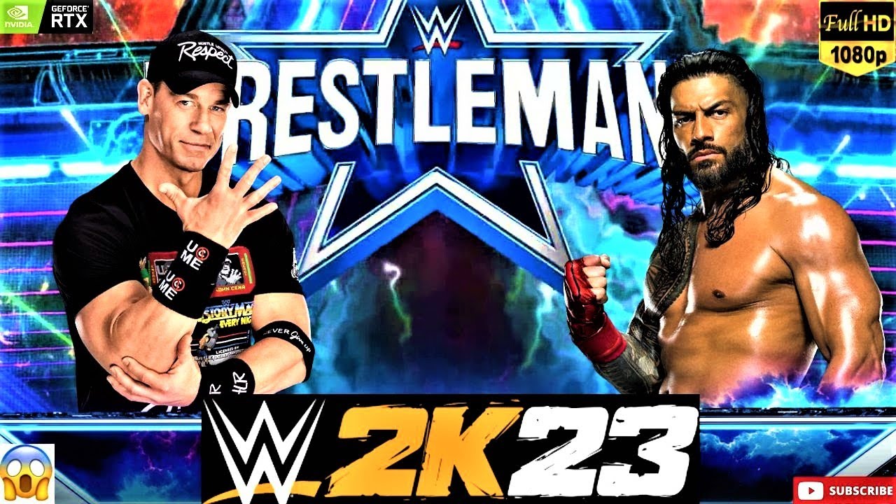 WWE 2K23 Джон Сина против Романа Рейнса. Матч за чемпионство WWE | RTX 2050 Ultra Setting GAME PL...