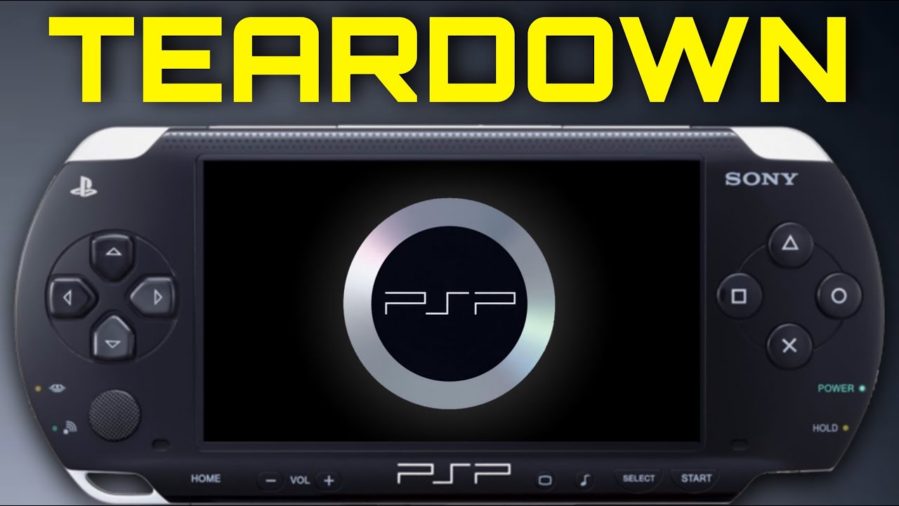 PSP 1001 Step By Step Teardown