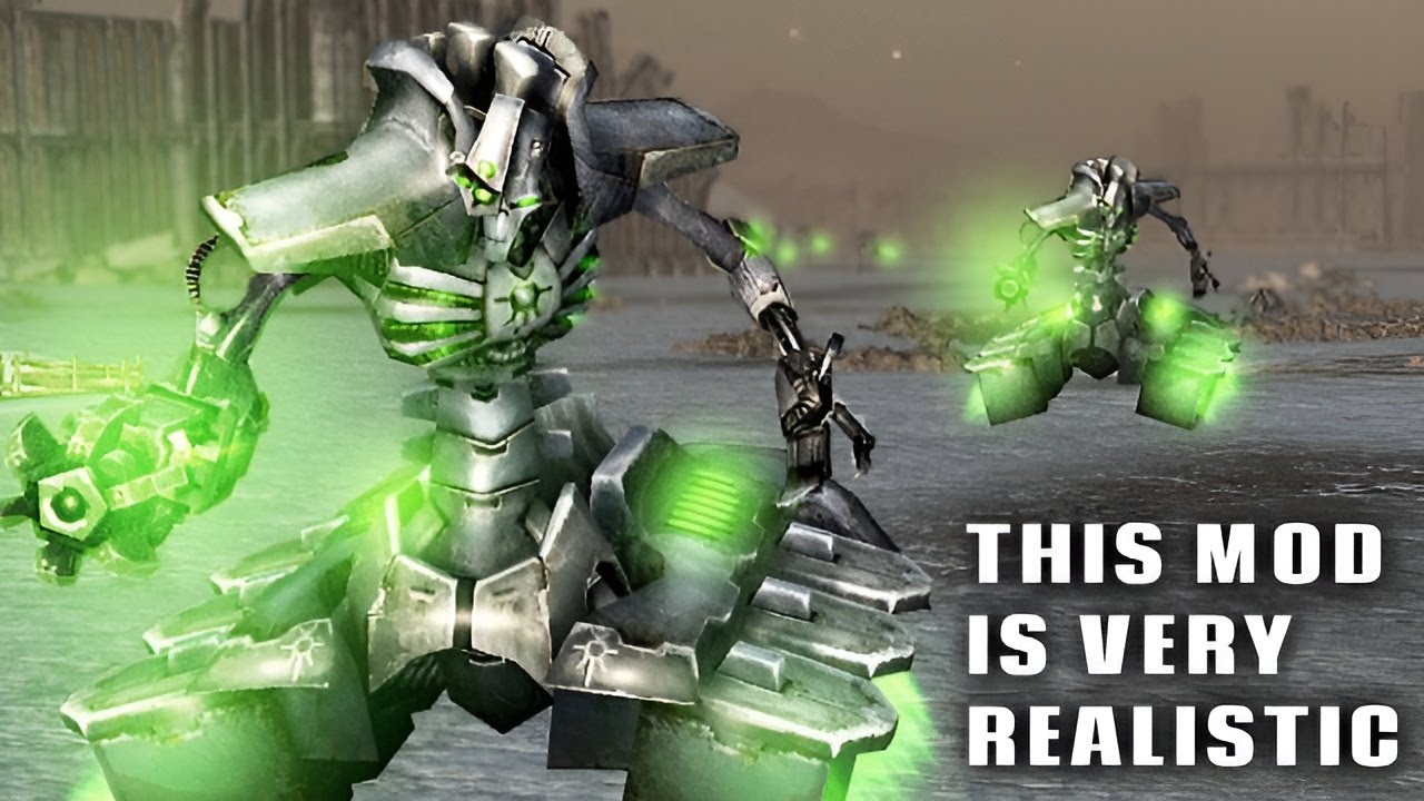Necrons vs Death Korps of Krieg - Ultimate Mod Warhammer 40k | Men of War: Assault Squad 2