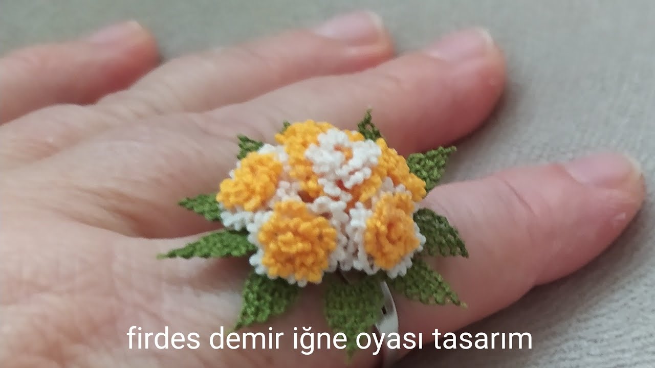 838- EFSANE GÜLLER MEŞHUR YÜZÜK MODELİNİN ANLATIMLI YAPILIŞI