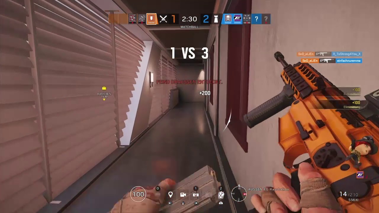 Ace gegen 5 man party