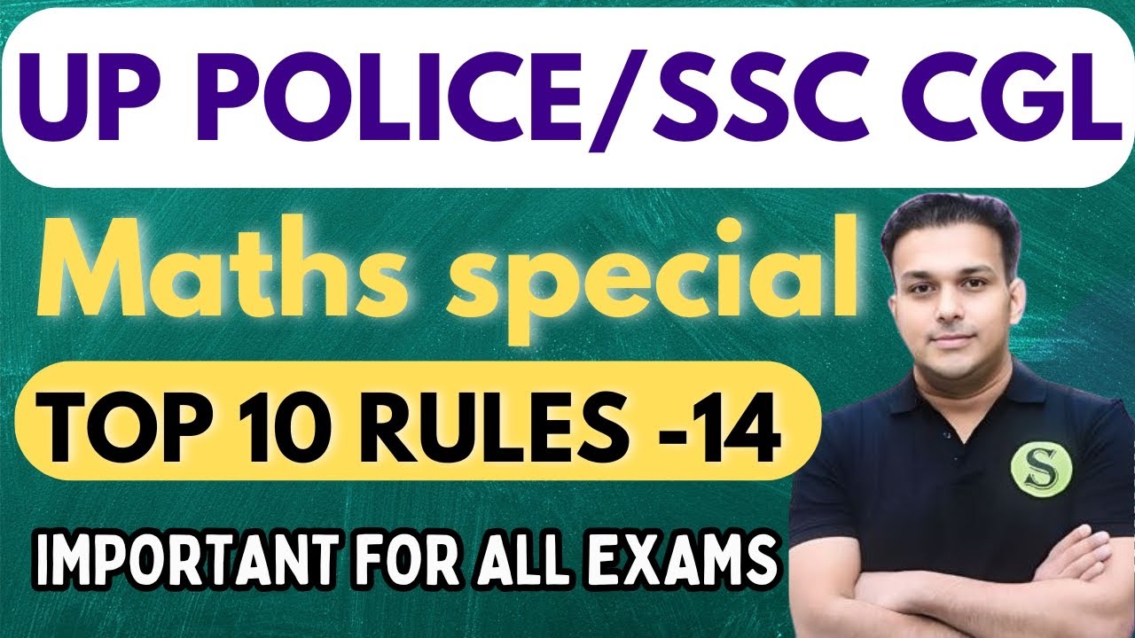 UPSI Practice Set Top 10 Rules Day 14 Gyan Sir Education Best Study Material Free UPSI UPSSSC SSC