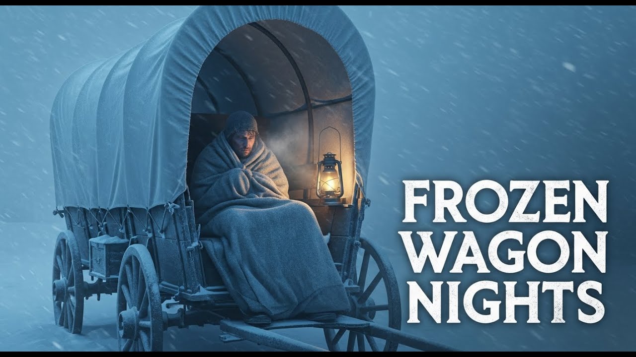 What It Was Like to Sleep in a Covered Wagon During Blizzards (1800s) | Relaxing History for Sleep