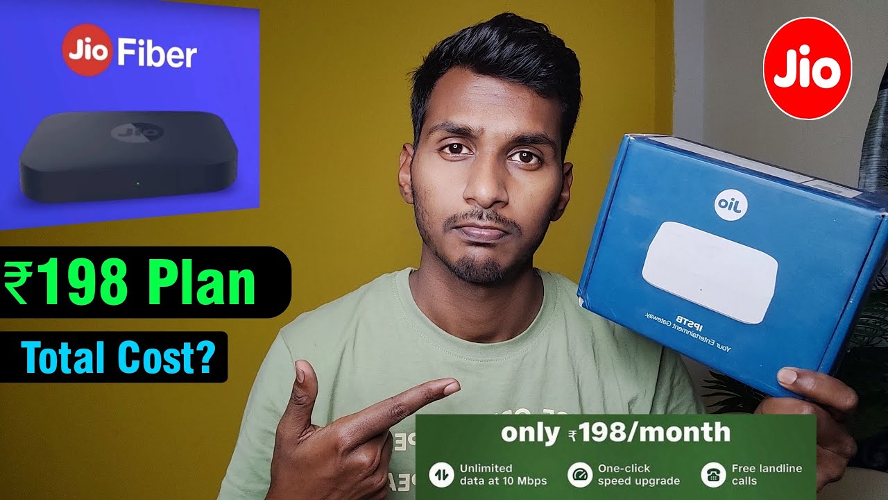 Jio Fiber 🛜 -  ₹198 Plan Total Cost? Unlimited DATA Installation | Booking PROCESS
