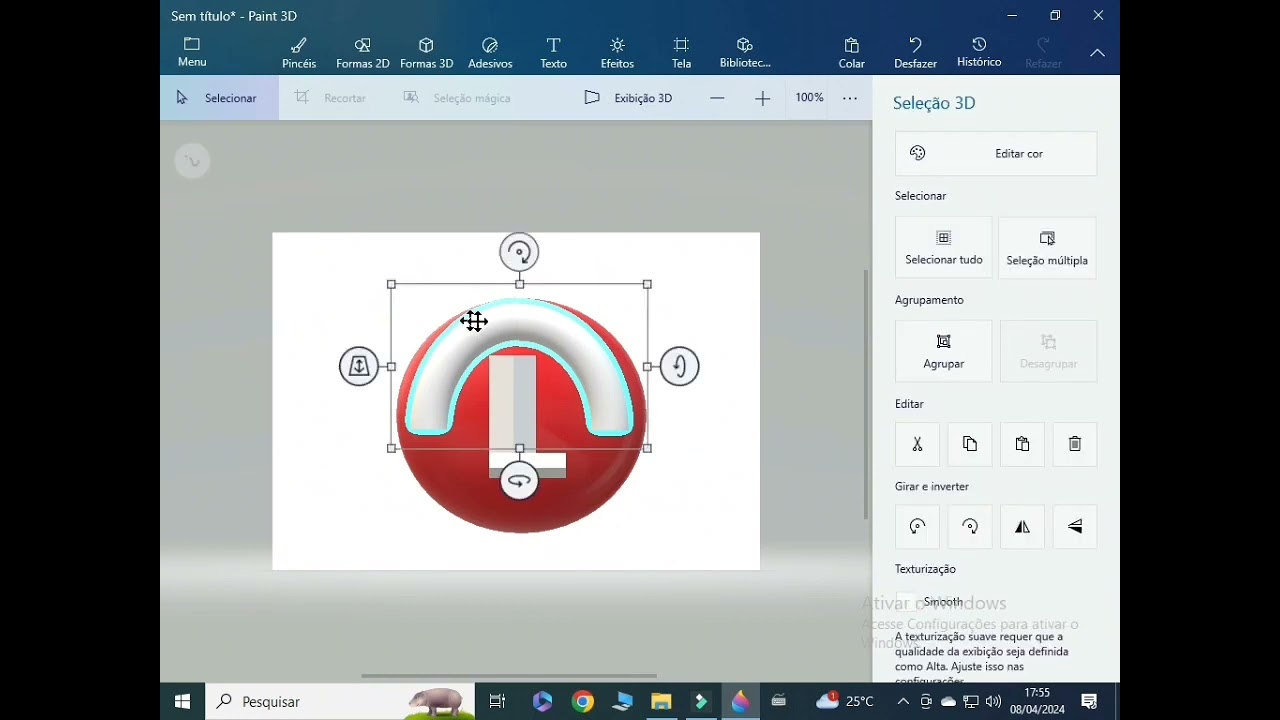 HOW TO DRAW LG LOGO 3D 1000FPS