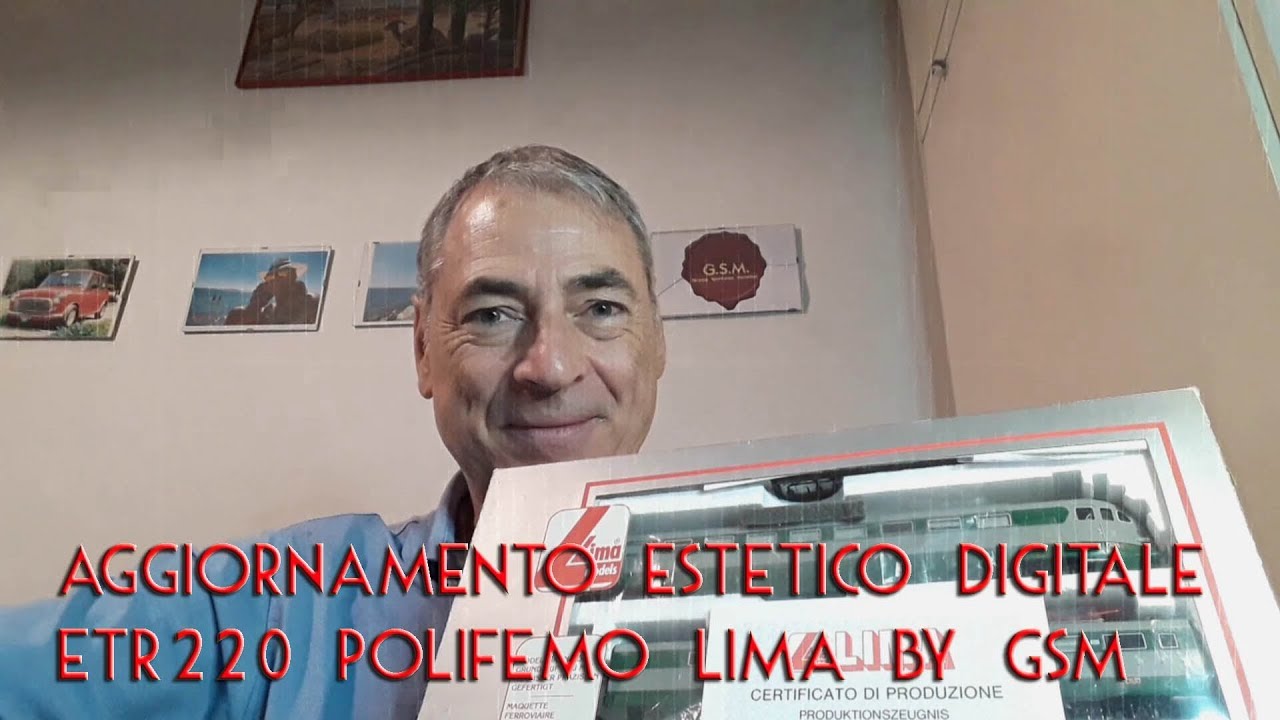 DIGITALIZZAZIONE E AGGIORNAMENTO ESTETICO ETR 220 POLIFEMO LIMA BY GSM  ''IT'S NEVER TOO LATE'''