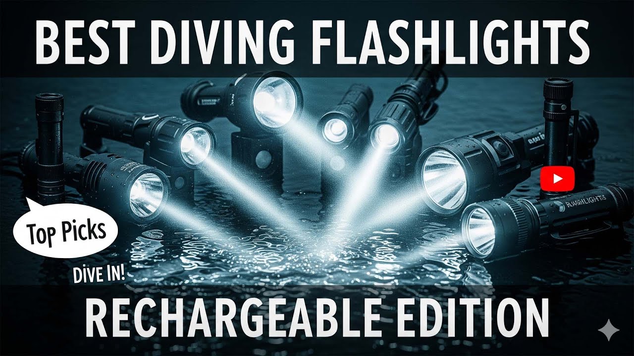 TOP 5 Best Diving Flash Lights Rechargeable Edition 2026