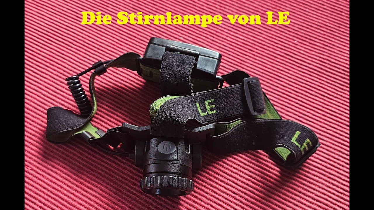 Ausrüstung Die Stirnlampe von LE