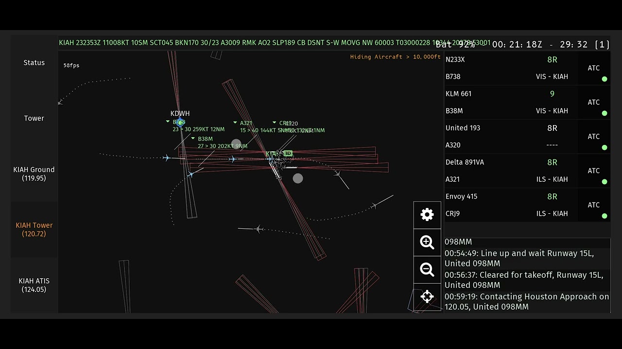 #infiniteflightatc - Houston GTS | Expert Server