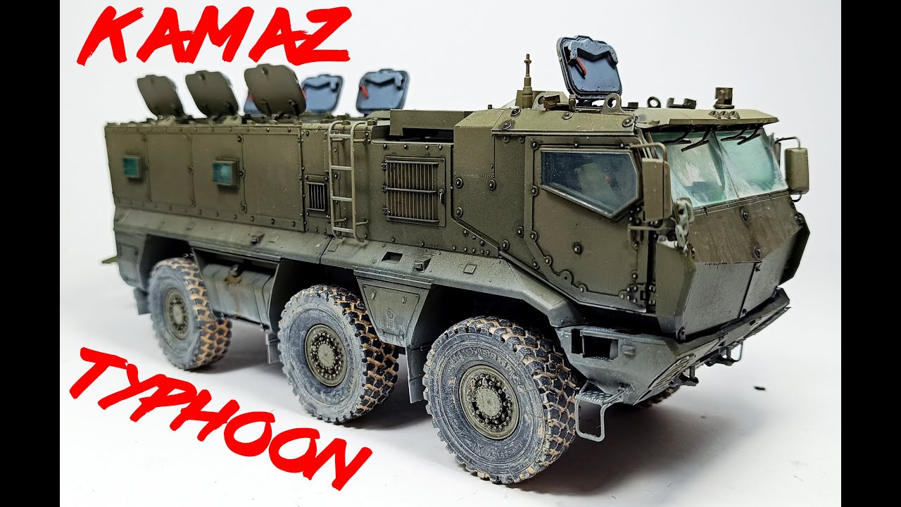KAMAZ TYPHOON ZVEZDA 1/35 Painting + Weathering