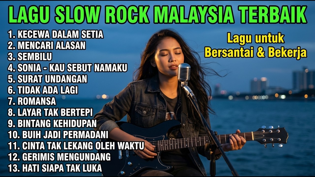 Kumpulan Lagu Slow Rock Nostalgia 90an 🔥 Temani Santai & Perjalanan