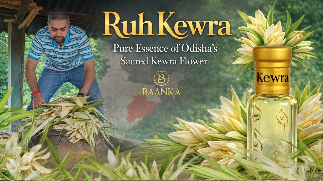 Making of Manmath Kewra | Ruh Kewra Attar, From Odisha | Baanka Fragrances